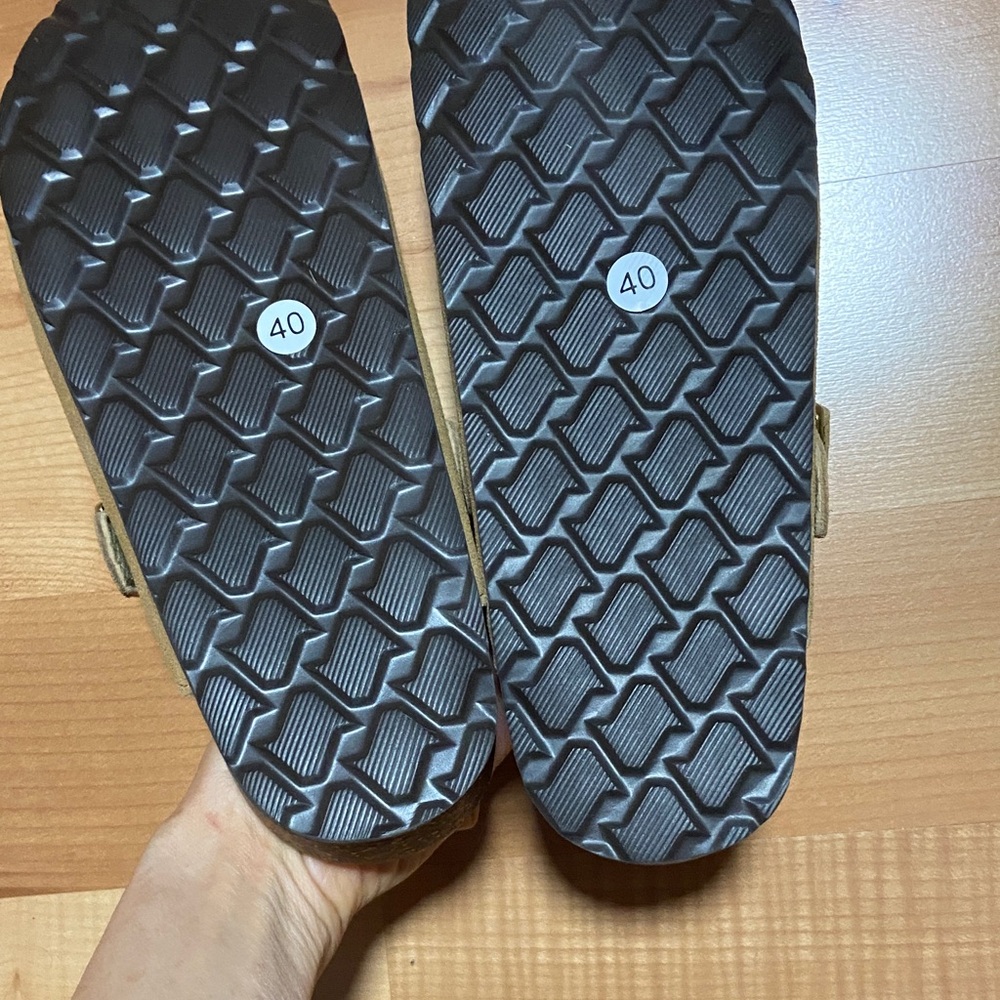 Women's Tan Suede Mules - Picture 10 of 10